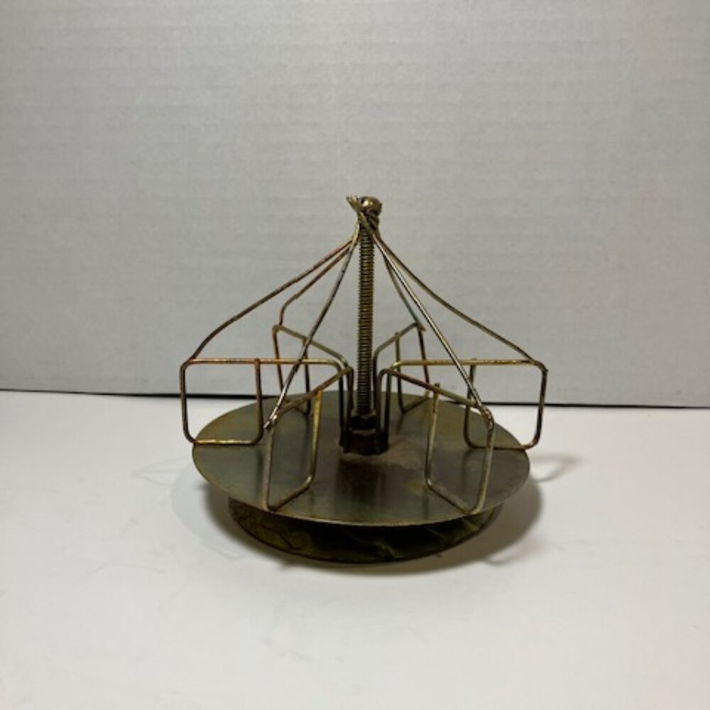 RARE 4 Piece Handcrafted Brass Playground Set Made for Six Flags Vintage - Picture 5 of 9